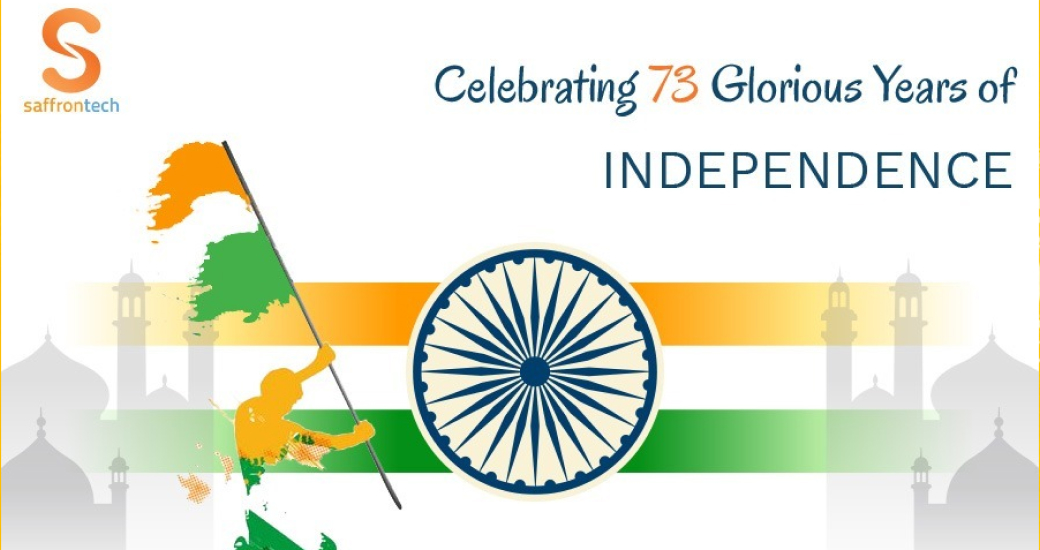 saffron celebrates 73rd independence day