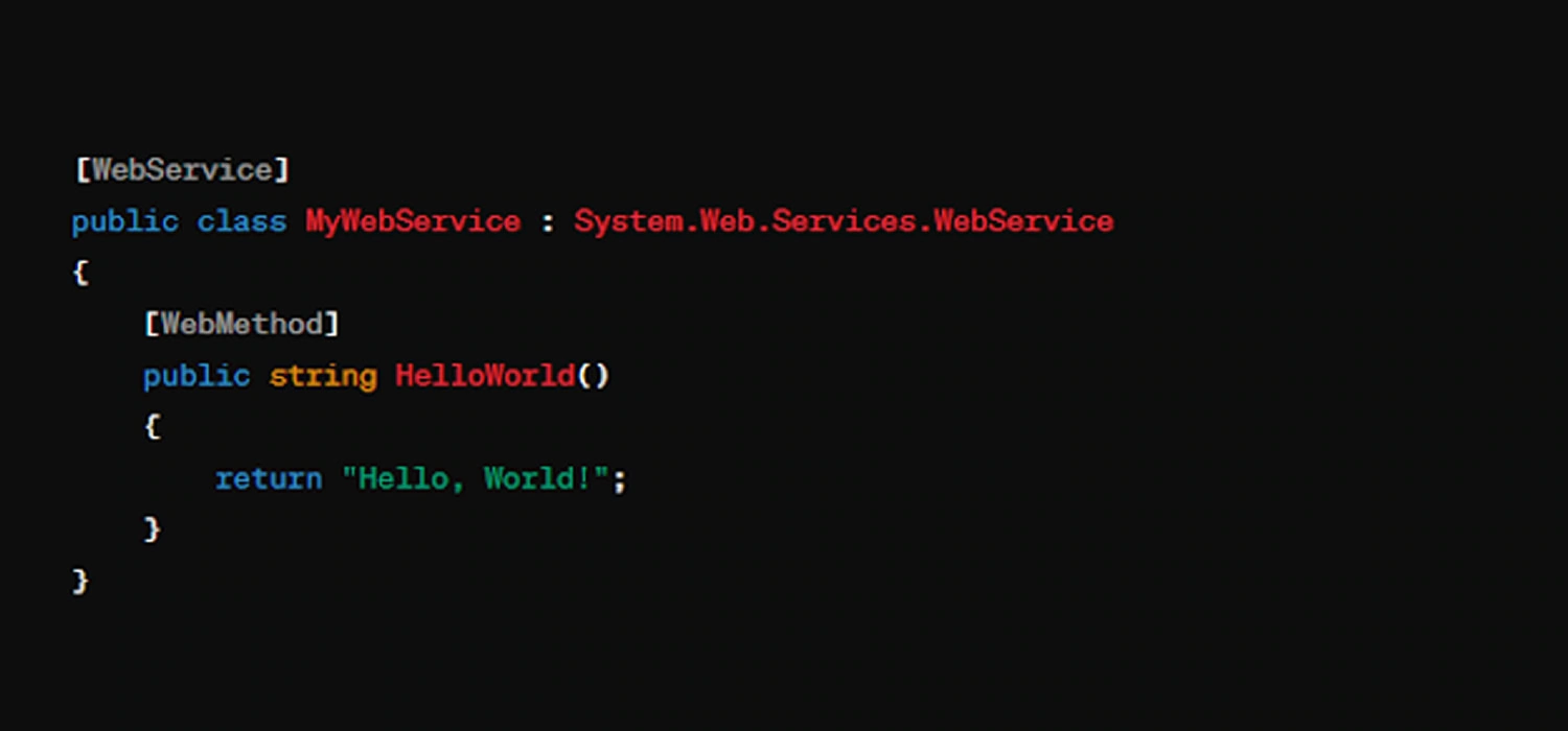 Code snippets on a screen