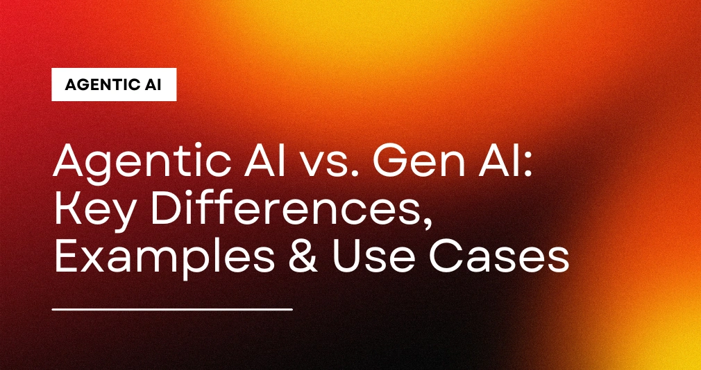 Agentic Ai Vs Generative Ai