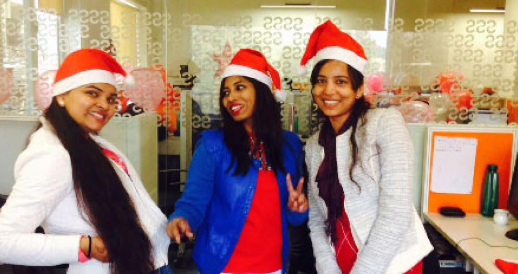 its christmas time in saffron