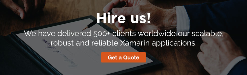 Hire Us for Xamarin